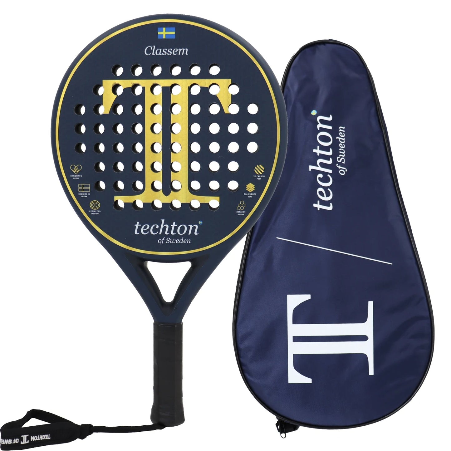 Raquette Padel Carbone Pro Gomme EVA Soft - Puissance & Contrôle