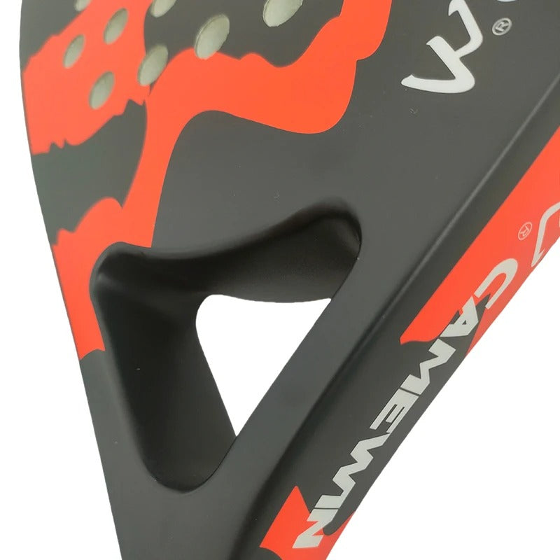 Raquette de padel en fibre de carbone | Noyau en mousse EVA | Pour beach tennis