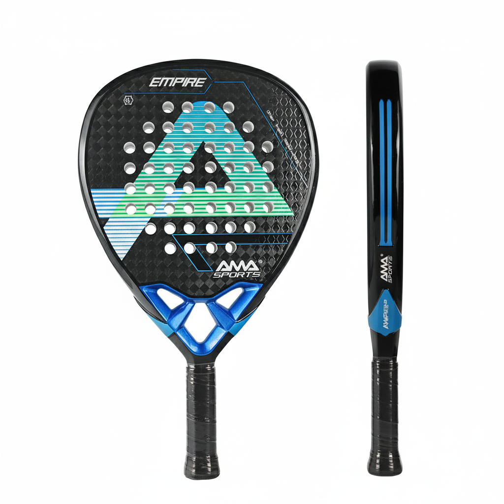 Raquette de Padel 12K avec Technologie de Point d'Impact Élargi