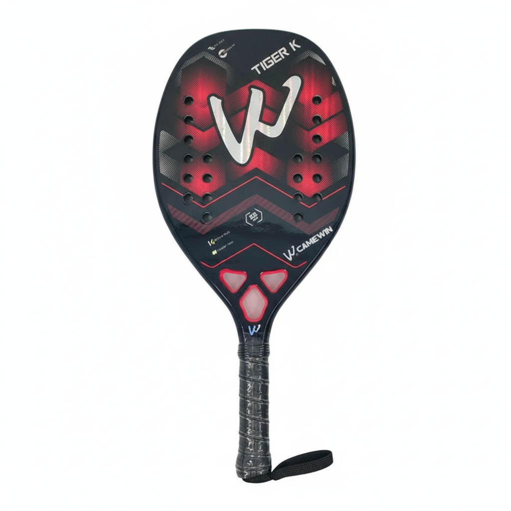 Raquette de Beach Padel Pro | Fibre de Kevlar & Surface Rugueuse