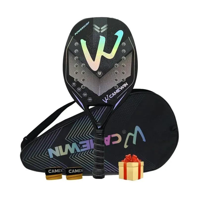 Raquette de Beach Padel 3K en Fibre de Carbone - Unisexe