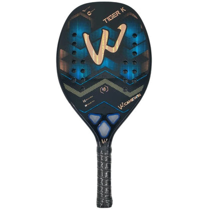 Raquette de Beach Padel Pro | Fibre de Kevlar & Surface Rugueuse