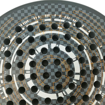 Raquette de Padel 100% Carbone avec Mousse EVA