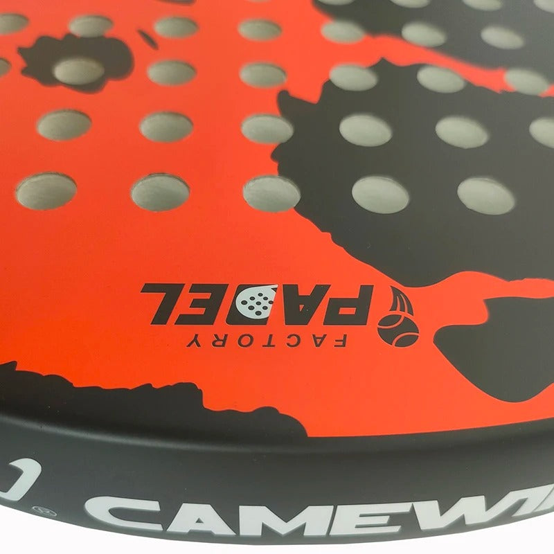 Raquette de padel en fibre de carbone | Noyau en mousse EVA | Pour beach tennis