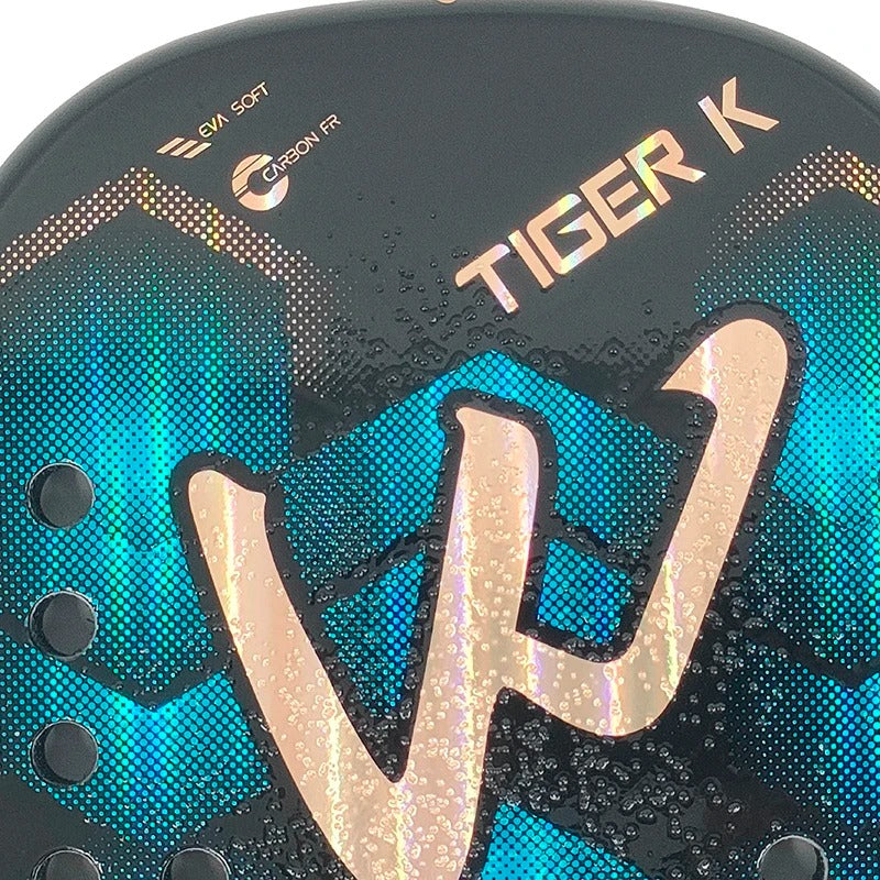 Raquette de Beach Padel Pro | Fibre de Kevlar & Surface Rugueuse